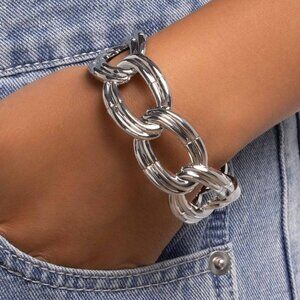 Weathered Workday - Silver Bracelet